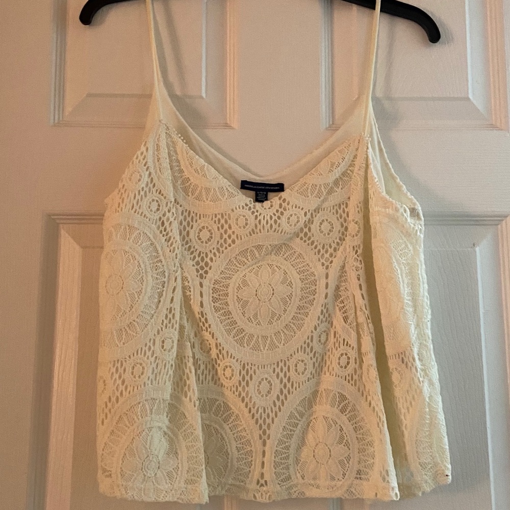 Lace crop top from American Eagle
